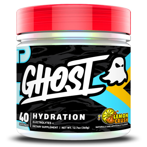 GHOST Hydration Tub, Electrolyte Powder, Lemon Crush, 40 Servings