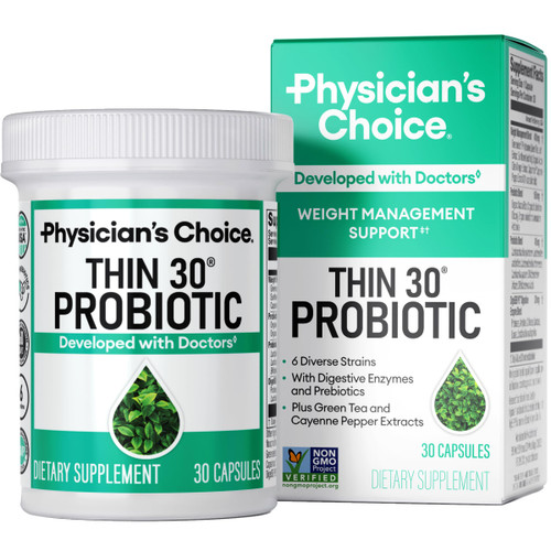 Physician's CHOICE Probiotics for Weight Management & Bloating, 30ct