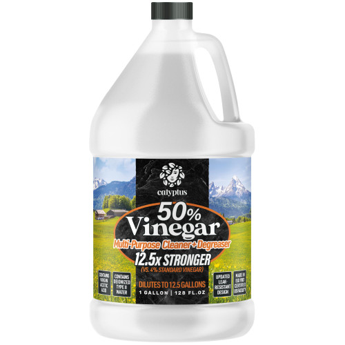 Calyptus 50% Concentrated Vinegar | Max-Performance (12.5X Power), 1 Gallon