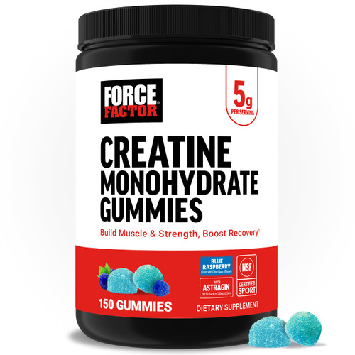 Force Factor Creatine Monohydrate Gummies, NSF Certified