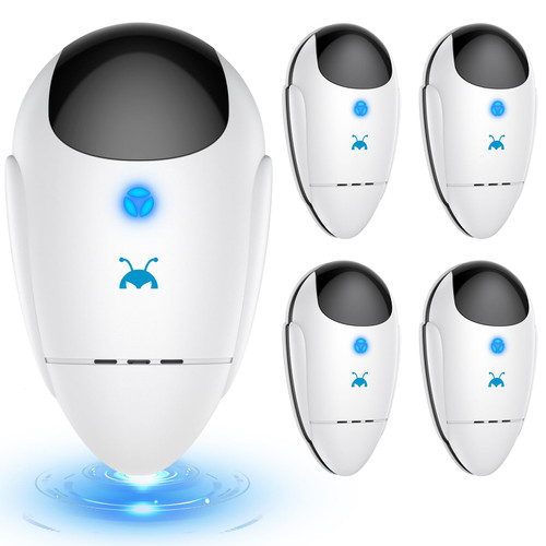 2026 Upgraded Ultrasonic Repeller Pest & Insect Indoor Repeller, 4 Pack