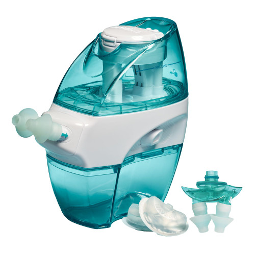 Navage® Multi-User Sinus Rinse Irrigation System Bundle - Congestion Relief, Saline Nasal Rinse Kit with 1 Nose Cleaner, 30 Salt Pods, Extra Nasal Dock and Nose Pillows, Multi-User