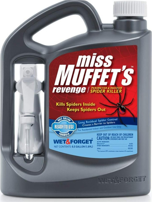 Wet & Forget Miss Muffet's Revenge Spider Killer Spray, 64 Oz