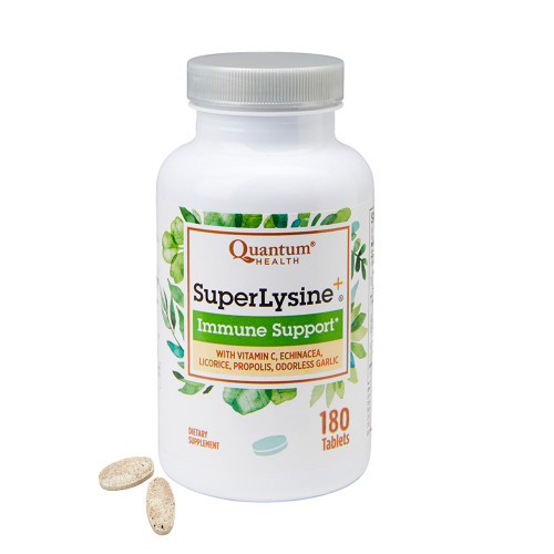 Quantum Health SuperLysine+ 1500mg L-lysine Immune Support 180 Tablets