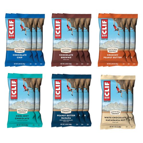 CLIF BAR Protein Energy Bars, Variety Pack, 6 Flavors, 16ct