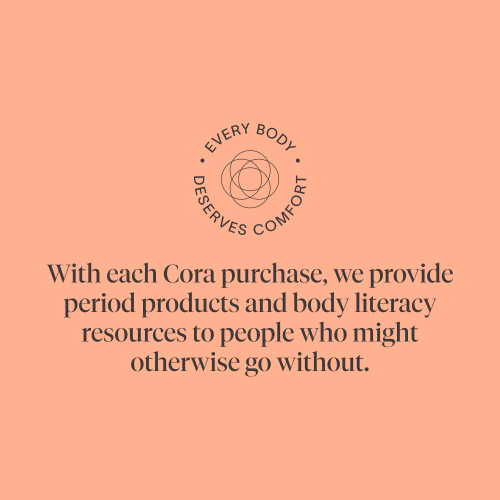 Cora Organic Cotton Tampons (72 Regular Tampons)
