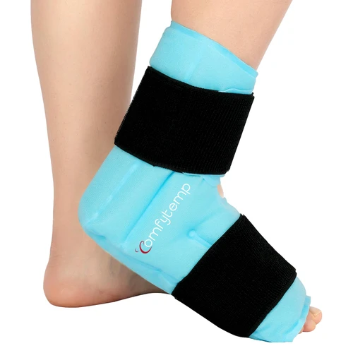 Comfytemp Ankle Foot Ice Pack Wrap for Plantar Fasciitis Relief, Reusable