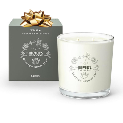MRS. MEYER'S CLEAN DAY Garden Heirloom, Wild Mint Scent, 14 oz Candle