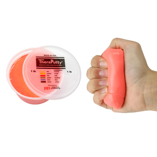 CanDo TheraPutty Standard Hand Exercise Putty For Rehabilitation, Exercises, Hand Therapy, Occupational Therapy, Hand Strengthening, Improve Motor Skills, Stress Relief
