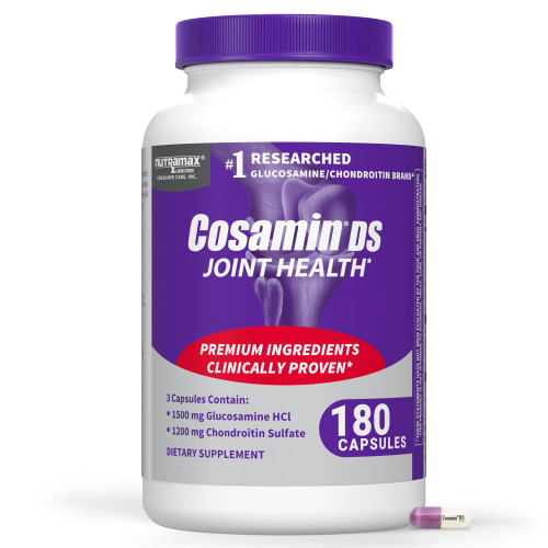 Nutramax Cosamin DS Joint Supplement, Glucosamine Chondroitin, 180 Capsules