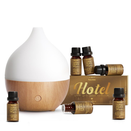 SALKING Essential Oil Diffuser with Luxury Hotel Fragrance Oil Set, 100ml