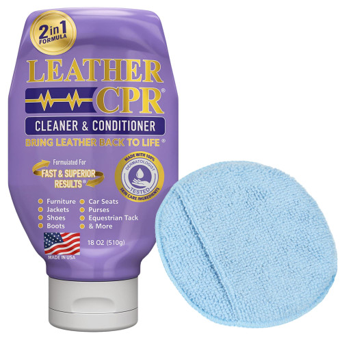 Leather CPR Cleaner & Conditioner, Plus Applicator, 18 oz