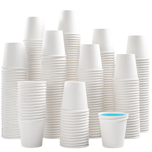 Lamosi 1200 Pack 3 oz Paper Cups, Disposable Small Mouthwash Cup