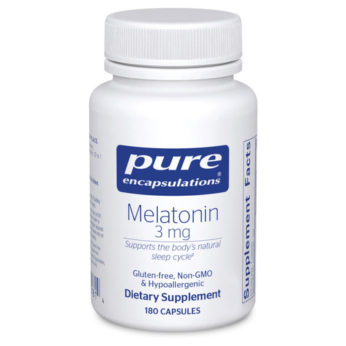 Pure Encapsulations Melatonin 3 mg, 180 Capsules