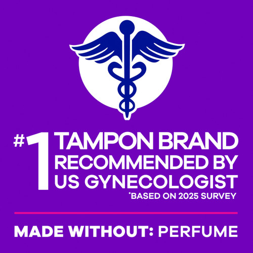 Tampax Radiant Tampons Multipack, with LeakGuard Braid, Light/Regular Absorbency, Unscented, 26 Count, Packaging May Vary (Pack of 6)