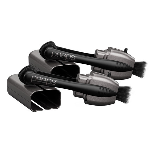 Peeps Lens Cleaner, Glasses Cleaning Tool, Silver, 2 Count
