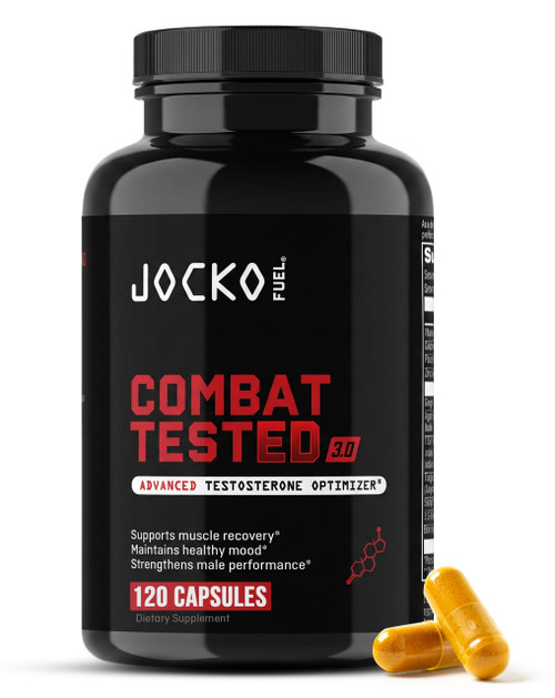 Jocko Fuel Combat Tested 3.0, Mens Test Supplement, 120 Count | 30 Serving