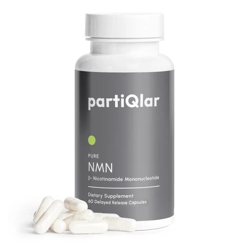 partiQlar Pure NMN Supplement 500mg - High Purity NAD+ Booster Capsules