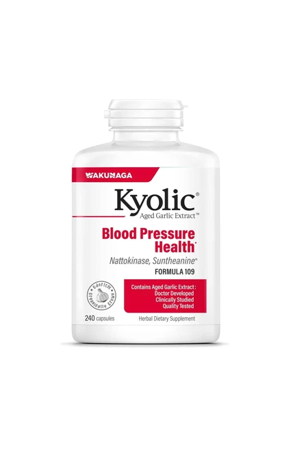Kyolic Aged Garlic Extract Blood Pressure Health* Formula 109, 240 Capsules