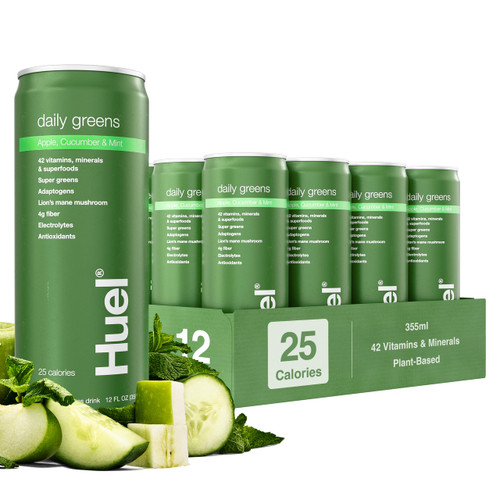 Huel Daily Greens Ready-to-Drink | Superfood Super Greens | 4g Fiber