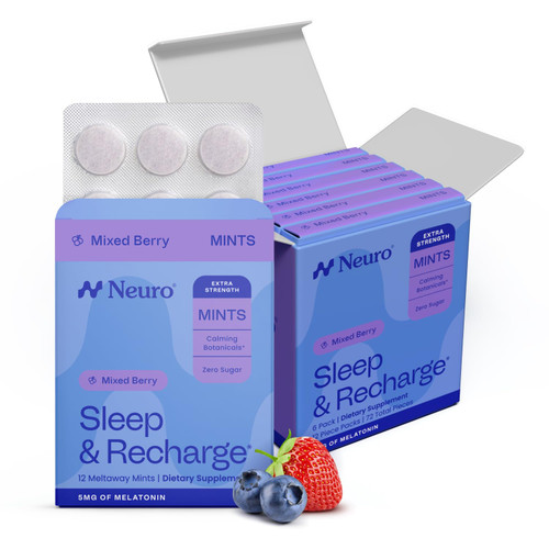 Neuro Sleep & Recharge Meltaway Mints, Extra Strength, 72 Count
