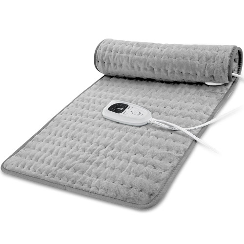 40x20 Inch Electric Heating pad for Back Neck Shoulder Knee Arms Legs- Electric Heat Pads with 6 Heat Settings & Auto Shut Off &Dry/Moist Heat Heating Pad for Birthday Mother Father Girl Men Women