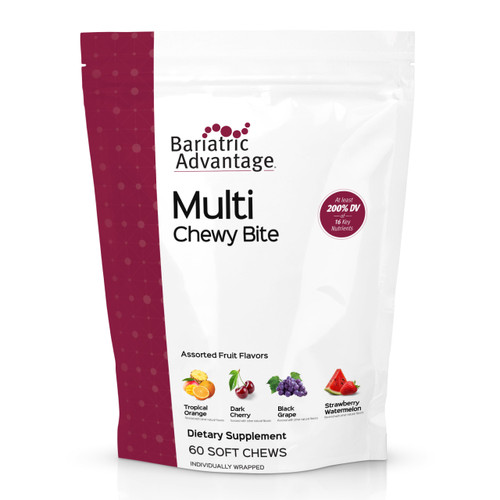 Bariatric Advantage Multi Chewy Bite, Assorted Fruit, 60 Count