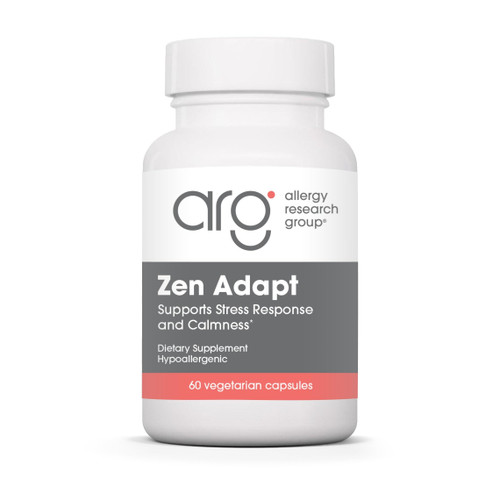 Allergy Research Group ARG Zen Adapt L-Theanine GABA Formula, 60 Capsules