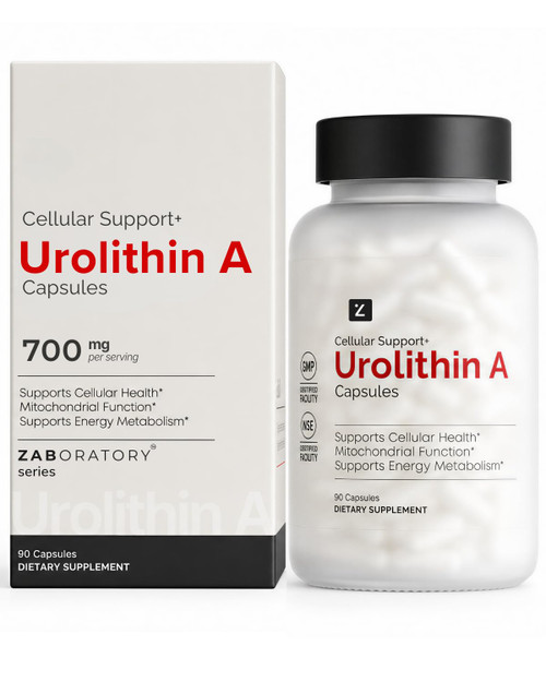 ZAB Urolithin A Supplement 700mg Per Serving, 90 Capsules, 45 Servings