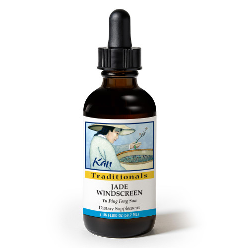 Kan Herbs Company Jade Windscreen – Traditional Chinese Herbal Formula for Seasonal Balance and Overall Wellness, Supports Daily Harmony and Respiratory Health, Liquid Extract, 2 fl oz
