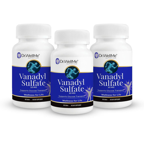 DR WELLME NUTRITION 10mg Vanadyl Sulfate Healthy - 300 Tablets