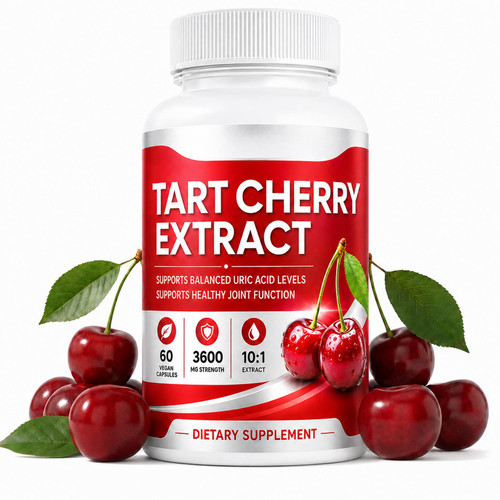 Gengyve Happy Harvest Tart Cherry Capsules, Tart Cherry Cold Extracted