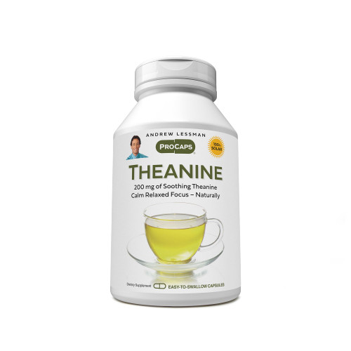 ANDREW LESSMAN L-Theanine 200 mg Calm Focus Supplement 360 Capsules