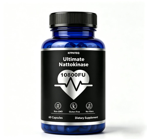 KFPHTEQ Nattokinase Supplement,Support Healthy Circulation,60 Capsules