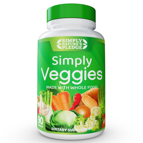Simply Nature's Pledge Vegetables Superfood Supplement, 30 Day Supply
