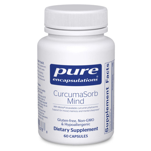 Pure Encapsulations CurcumaSorb Mind, 60 Capsules
