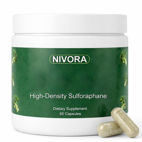 SDXJIOGE Nivora High-Density Sulforaphane Supplement – Immunity Support | Plant-Based Antioxidant Supplement | Supports Cellular Wellness & Overall Vitality