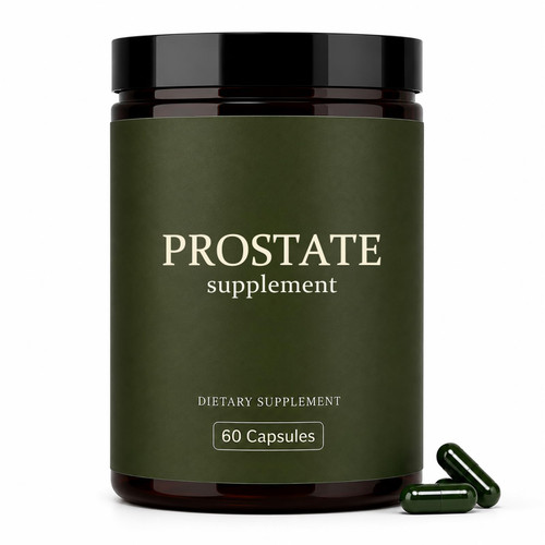 Prostate Supplement, with Equol, Stinging Nettle Root & Zinc, 60 Capsules