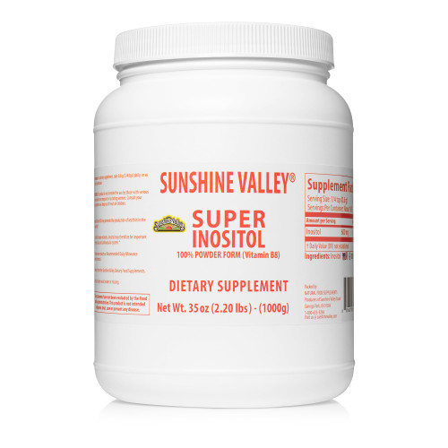 Sunshine Valley® Super Inositol Powder, Unflavored, 35 oz