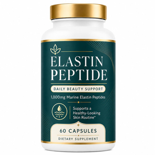 Kuri Nuka Elastin Peptides, Daily Beauty Support, 60 Capsules