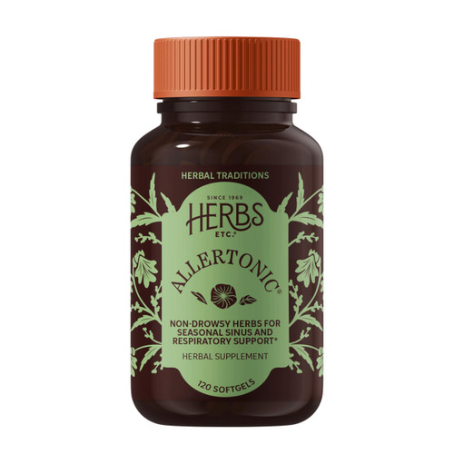 Herbs Etc. Allertonic Softgels, Herbal Allergy Supplement, 120 Count
