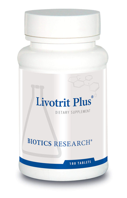 BIOTICS RESEARCH Livotrit Plus Liver Cleanse Detox Support 180 Tablets