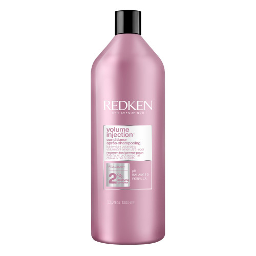 Redken Volume Injection Conditioner – For Fine Hair, 33.8 Fl Oz