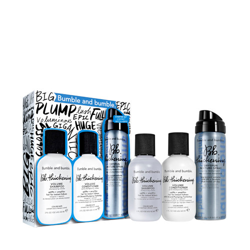 Bumble and bumble. Thickening Travel-Size Volumizing Hair Set for Fine Hair | Shampoo, Conditioner + Dry Texture Spray | 3-Piece Set | Travel Size