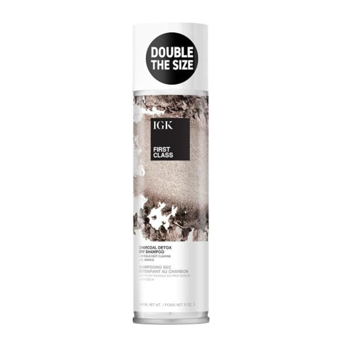 IGK First Class Charcoal Detox Dry Shampoo for Oily Hair + Scalp, 11 Oz