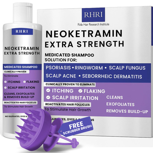 RHRI Anti Fungal Shampoo Anti Dandruff Medicated for Dry Scalp & Psoriasis