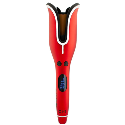 CHI Spin N Curl 1″ Ceramic Rotating Curling Iron, Ruby Red