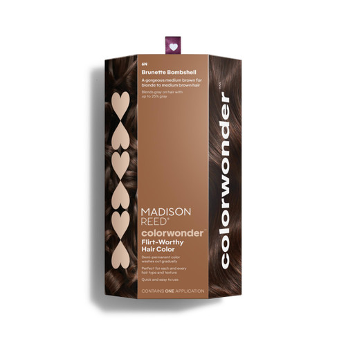Madison Reed ColorWonder Demi-Permanent Hair Color Kit – 6N Medium Brown