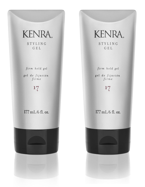 Kenra Styling Gel 17 | High Hold Gel | Medium To Coarse Hair | 6 fl. Oz (2-Pack)