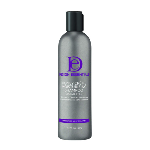 Design Essentials Honey Creme Moisture Retention Super Detangling Conditioning Shampoo, Sulfate Free for Moisturizing and Strengthening Hair, 8 Fl Oz (Pack of 1)